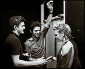 Before the show in London with Bo Bruce