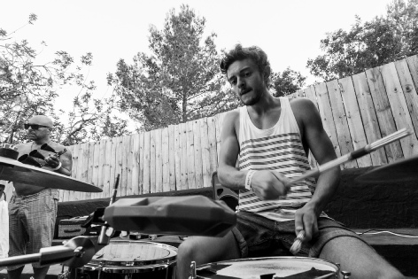 Grant playing in Ibiza 2014