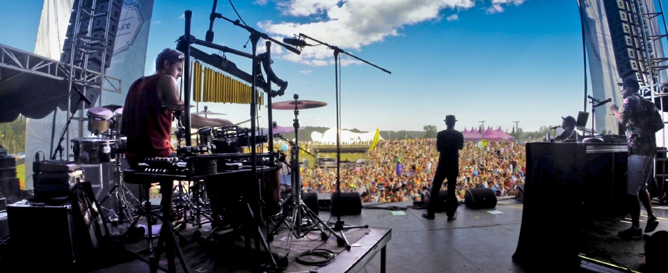 Playing live in New York at the Hudson Project with Nightmares On Wax